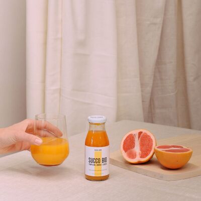 Grapefruit, Lemon and Carrot Juice