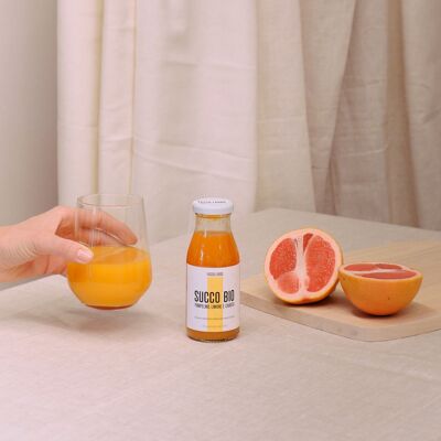Grapefruit, Lemon and Carrot Juice