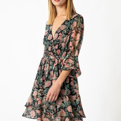 Floral print dress (402216-188)