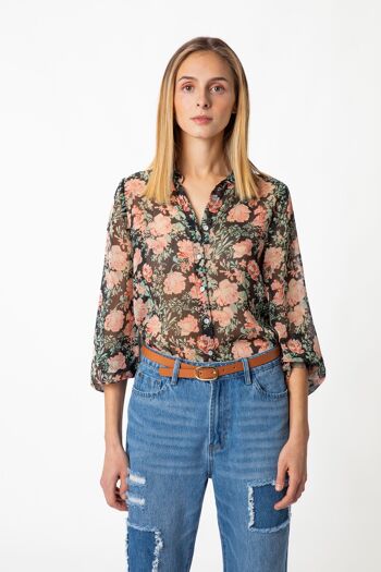 Chemise à imprimé floral (416313-188) 2