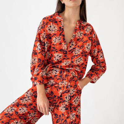 Camiseta estampado flores (454126-188)
