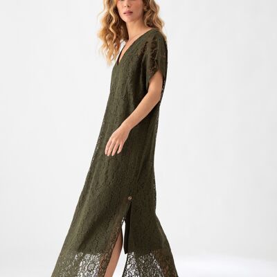 Lace midi dress        (404629-39)