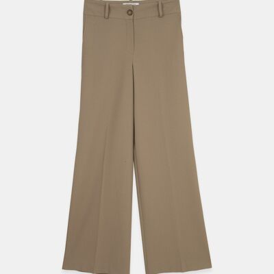 Plain wide leg trousers        (408791-41)