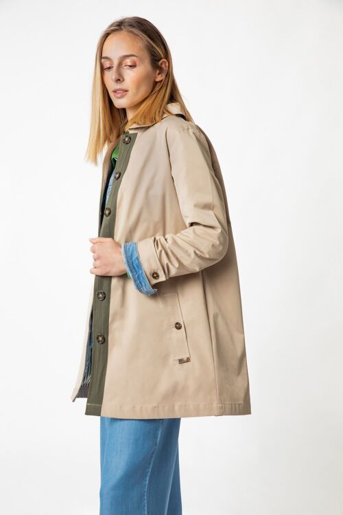 Pockets trench coat        (423128-14)