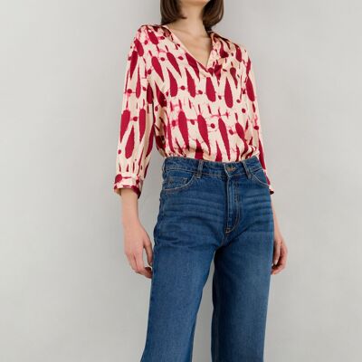 Printed blouse        (416190-188)