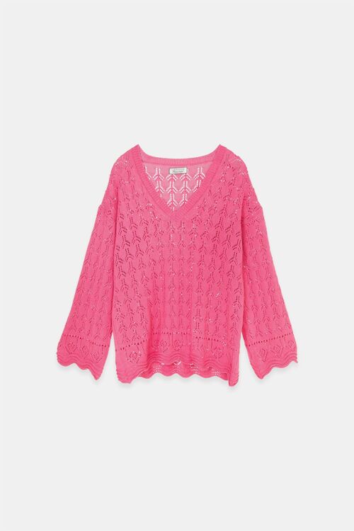 Structured knit sweater        (437259-262)
