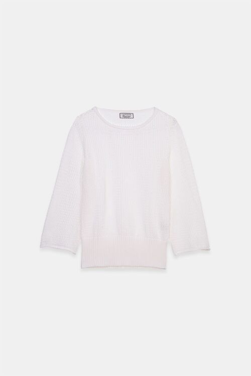 Structured knit sweater        (437260-8)