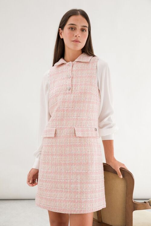 Tweed dress        (402155-54)