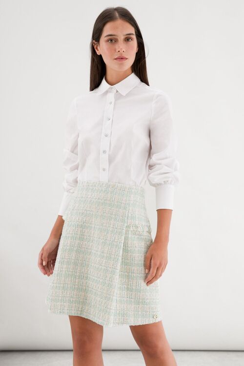 Tweed skirt        (400026-43)