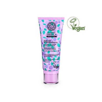 Blueberry Siberica Crème moussante nettoyante 100 ml