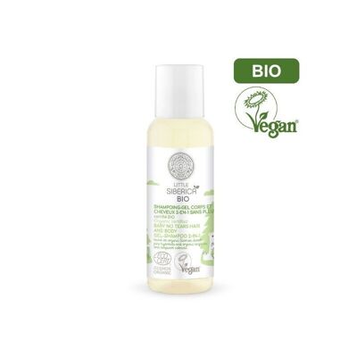 Duschgel - Shampoo ohne zu weinen, Körper und Haare zertifiziert BIO 50 ml