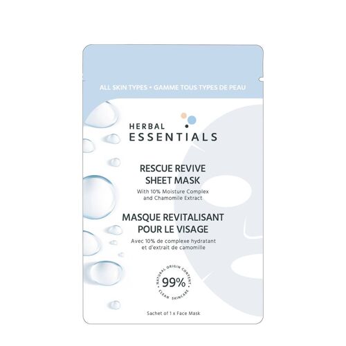 Rescue Revive Sheet Mask With 10% Moisture .
