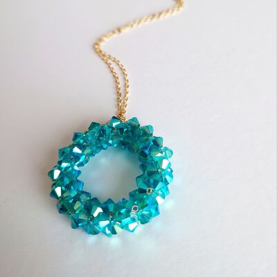 Mini Aurora Crystal Necklace