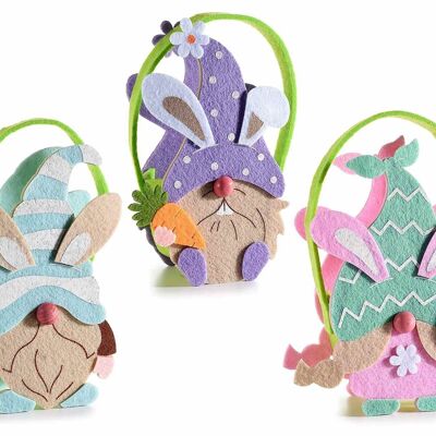 Easter bags in colored gnome cloth