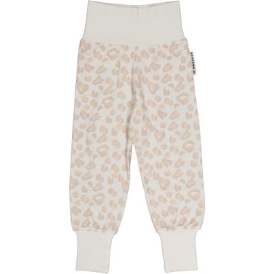Pantalon bébé en bambou Soft beige leo