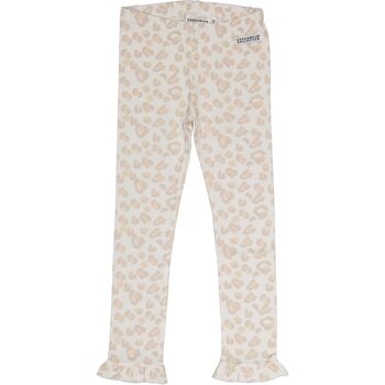 Legging bambou Soft beige leo 1