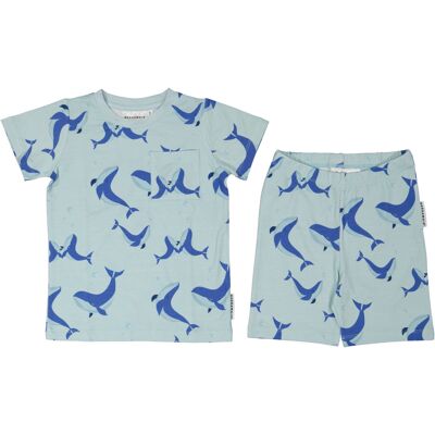 Bamboo Set L.blue whale