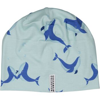 Bonnet en Bambou L.baleine bleue 1