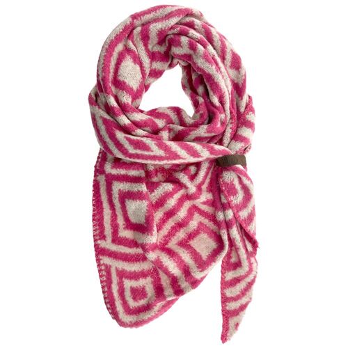 Scarf Nina Arctic Offwhite-Pink