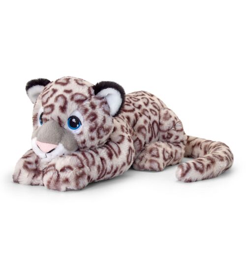 Peluche Léopard des neiges 65cm - KEELECO