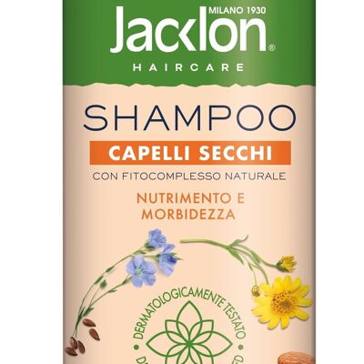 SHAMPOOING PHYTOCOMPLEX NATUREL POUR CHEVEUX SECS 500 ML JACKLON