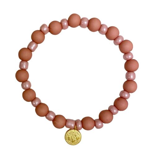 girls bracelet coin pink | children's jewelry