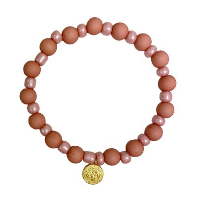 bracelet fille pièce rose | bijoux pour enfants