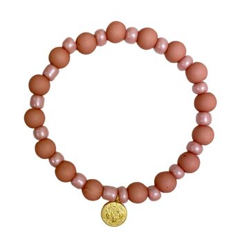 bracelet fille pièce rose | bijoux pour enfants 1