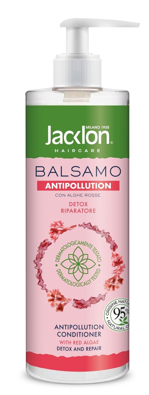 BALSAMO ANTIPOLLUTION CON ALGHE ROSSE 450 ML JACKLON