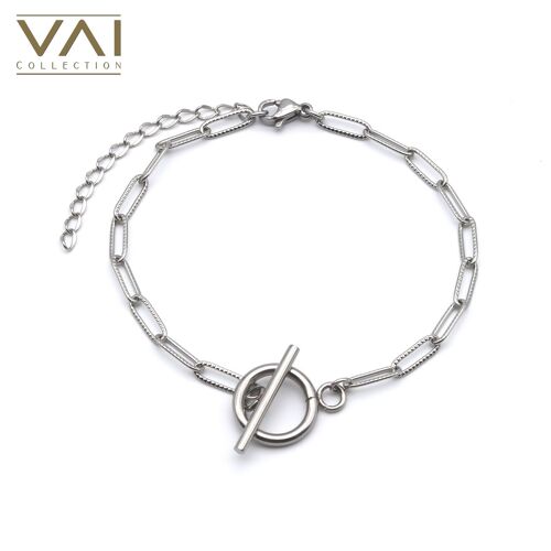 Bracelet “Hope”, Handmade Jewelry, High Quality Tarnish-free Hypoallergenic Stainless Steel.