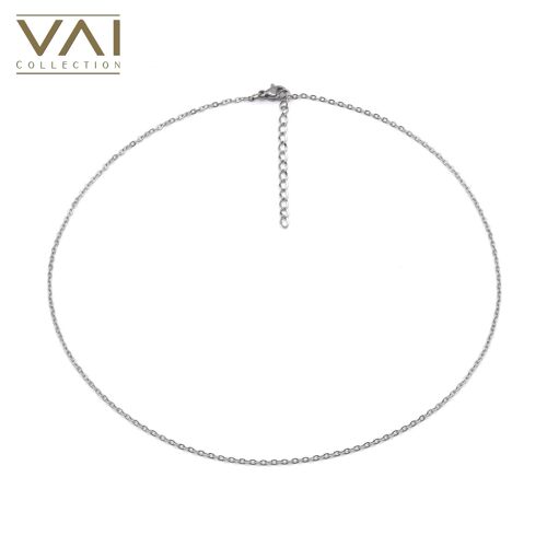 Necklace “No Rush”, Handmade Jewellery, High Quality Tarnish-free Hypoallergenic Stainless Steel.