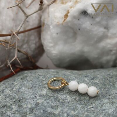 Charm “Ritual”, Gemstone Jewelry, Handmade with Natural Jade.