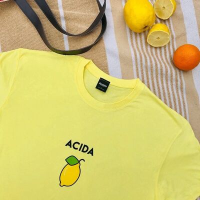 T-Shirt "Sour - Lemon"__M / Giallo Chiaro