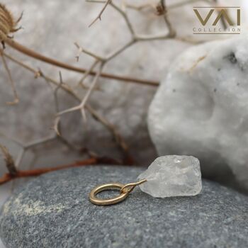 Charm « Dry Martini », bijoux en pierres précieuses, faits à la main avec du quartz cristal naturel. 3