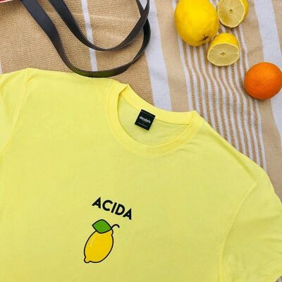 T-Shirt "Sour - Lemon"__L / Giallo Chiaro