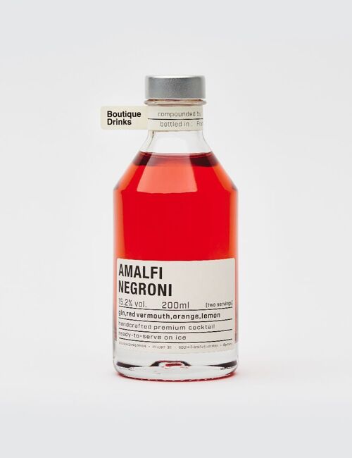RTD-Cocktail: „Amalfi Negroni“