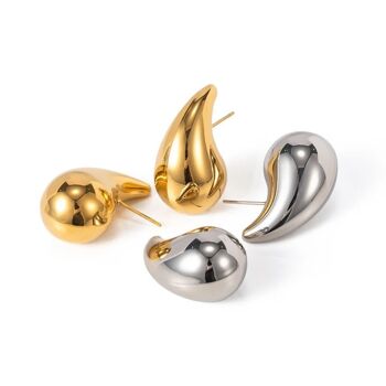 Boucles d'oreilles pendantes en or 3