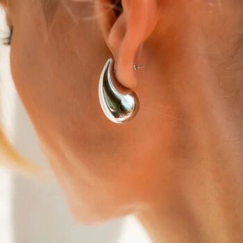 Boucles d'oreilles pendantes en argent 1