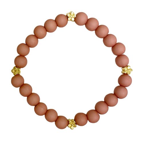 girls bracelet flowers pink | children's jewelry
