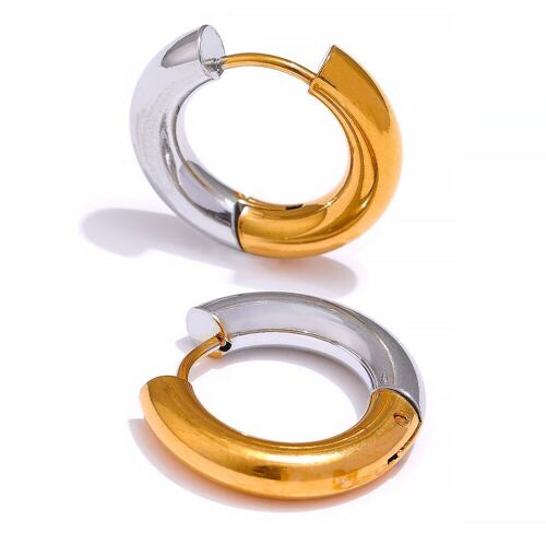 Double Trouble Hoops Stainless Steel