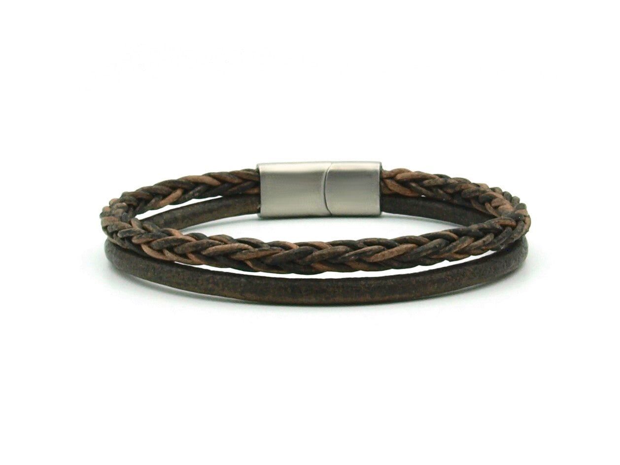 Semarang Mix Braun - 4mm - Silber oder Gold