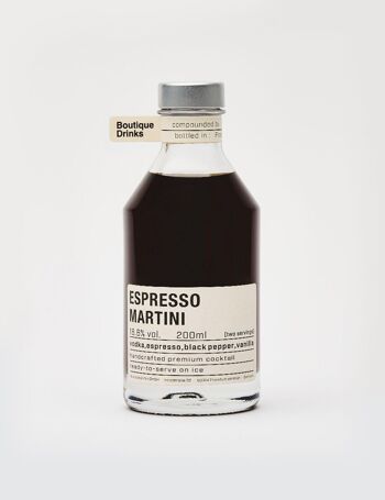 Cocktail RTD : « Espresso Martini » 1