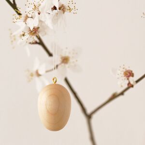 Oeufs de Pâques en bois d'érable - jolie décoration de Pâques