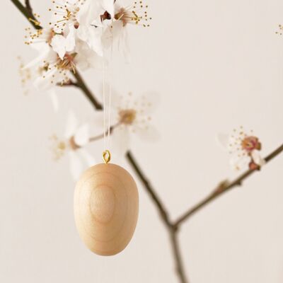 Uova di Pasqua in legno di acero - attraente decorazione pasquale