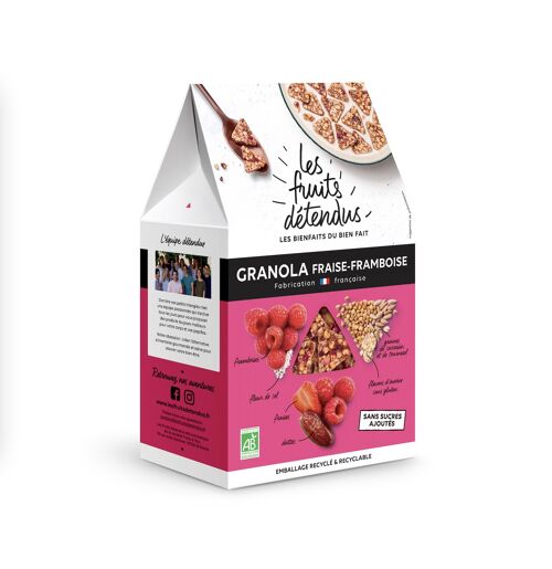 Granola Fraise-Framboise 300g