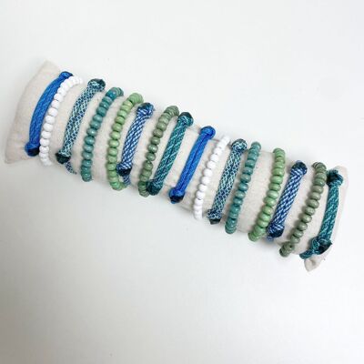 pulseras infantiles unisex estándar azul | exhibición de joyería para niños