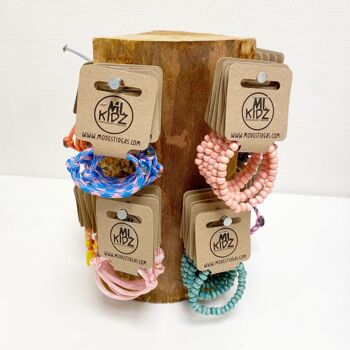 Bracelets pour filles en bois coloré | Bijoux pour enfants les plus vendus 2