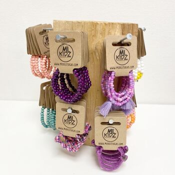 Bracelets pour filles en bois coloré | Bijoux pour enfants les plus vendus 3