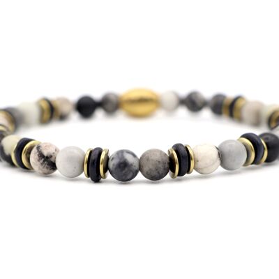 bracciale Enam batu picasso diaspro (argento o oro)