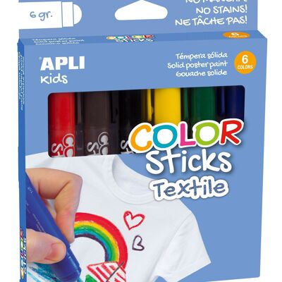 Peinture pour affiche textile solide Color Sticks